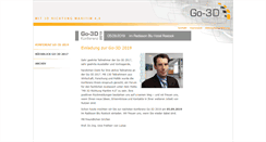 Desktop Screenshot of go-3d.de